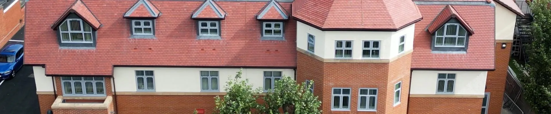 A Council home apartment building in Rhyl