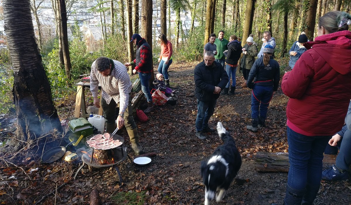 Picture of the community project that won an award at Denbighshire Housing Tenant awards in 2019.